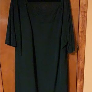 Tahari black A line dress